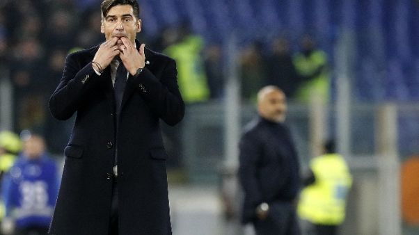 Calcio:Fonseca "Vorrei che Smalling e Mkhitaryan restassero" Calcio:Fonseca "Vorrei che Smalling e Mkhitaryan restassero"