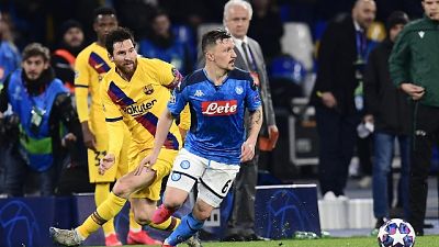 Champions: Napoli-Barcellona 1-1 Champions: Napoli-Barcellona 1-1