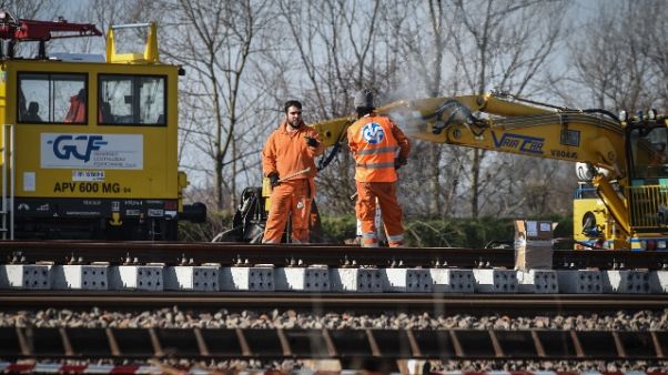 Treno deragliato: riapertura il 2 marzo Treno deragliato: riapertura il 2 marzo