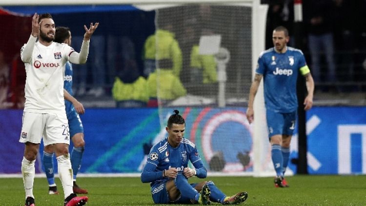 Champions: Lione-Juventus 1-0