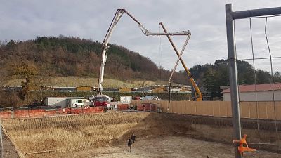 Primo cantiere 'pesante' privato Muccia Primo cantiere 'pesante' privato Muccia