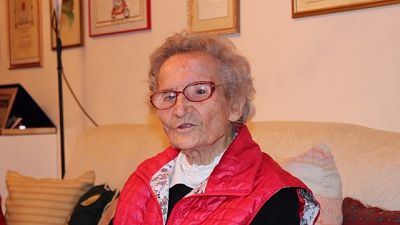 A 108 nonna Lisa non teme il coronavirus A 108 nonna Lisa non teme il coronavirus