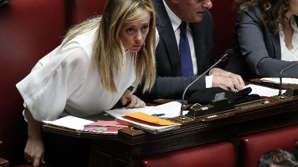 Meloni, no a governi di larghe intese Meloni, no a governi di larghe intese