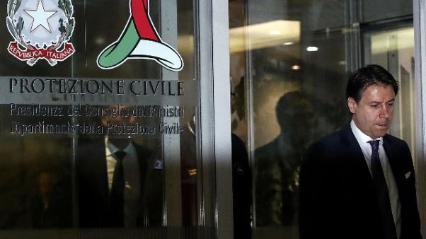 Conte vede capidelegazione maggioranza Conte vede capidelegazione maggioranza