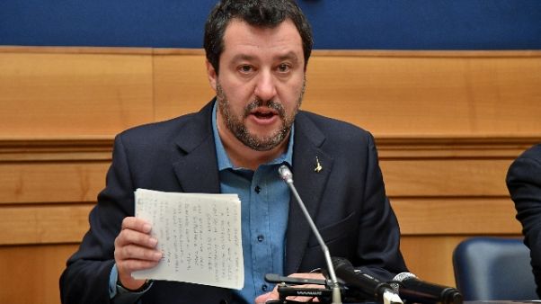 Salvini, chiederemo incontro a conte Salvini, chiederemo incontro a conte