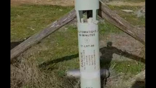 Missile francese in spiaggia Sardegna Missile francese in spiaggia Sardegna