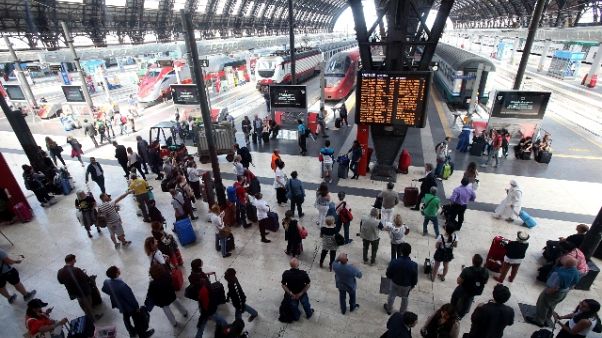 Coronavirus:Milano,molti partono per sud Coronavirus:Milano,molti partono per sud