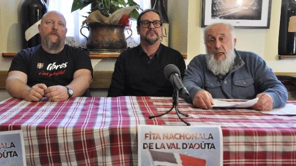 Indipendentisti V.Aosta,frontiere chiuse Indipendentisti V.Aosta,frontiere chiuse