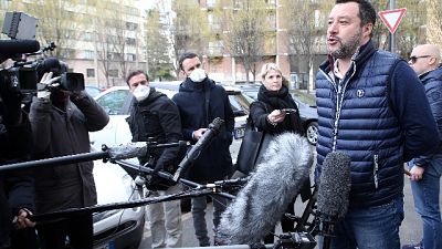 Salvini, 10mila positivi in Lombardia Salvini, 10mila positivi in Lombardia