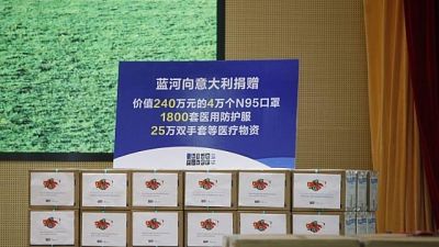 Coronavirus, da Cina 4 tonnellate Dpi Coronavirus, da Cina 4 tonnellate Dpi