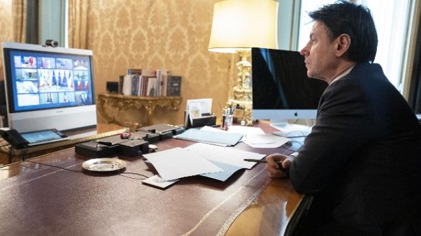Riunione Conte con Borrelli-Arcuri Riunione Conte con Borrelli-Arcuri