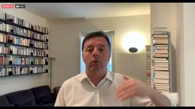 Renzi, -8% dato pil stima eccessiva Renzi, -8% dato pil stima eccessiva