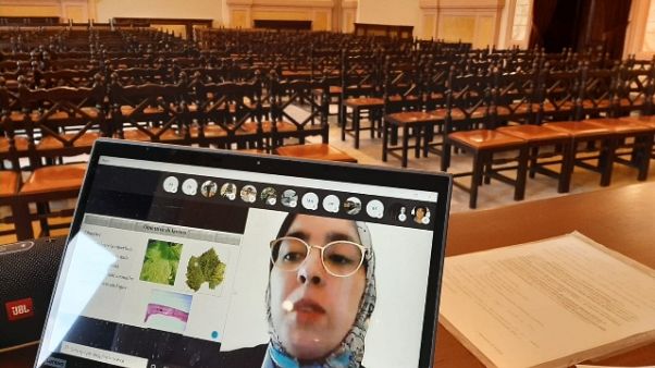 Soumya, "virus" speranza e laurea Skype Soumya, "virus" speranza e laurea Skype