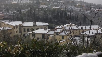 Prot.civile Firenze, neve anche collina Prot.civile Firenze, neve anche collina