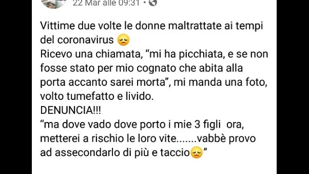 Legale su Fb,cliente picchiata da marito Legale su Fb,cliente picchiata da marito