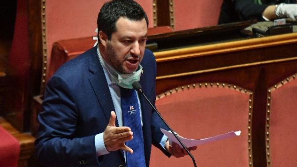 Salvini, grazie Draghi, suo aiuto serve Salvini, grazie Draghi, suo aiuto serve