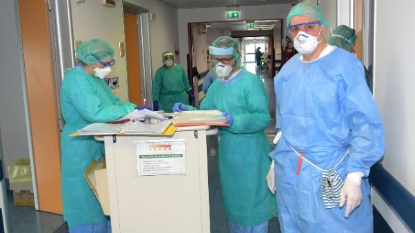 Coronavirus:66.414 malati,4.401 più ieri Coronavirus:66.414 malati,4.401 più ieri