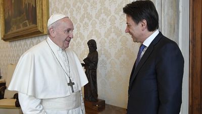 Il Papa ha incontrato Conte Il Papa ha incontrato Conte