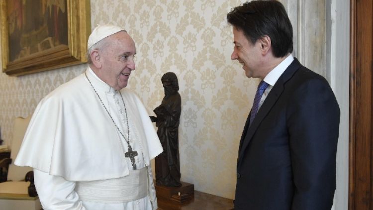 Il Papa ha incontrato Conte