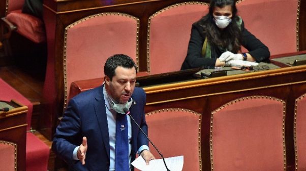 Salvini,per ricostruire servono tutti Salvini,per ricostruire servono tutti