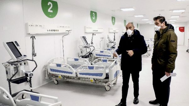 Lunedì primi pazienti in ospedale Fiera Lunedì primi pazienti in ospedale Fiera