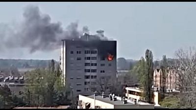 Vasto incendio nel Bolognese Vasto incendio nel Bolognese