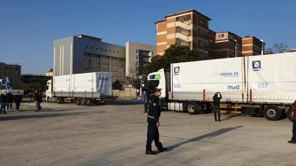 Anche a Caserta arriva ospedale modulare Anche a Caserta arriva ospedale modulare