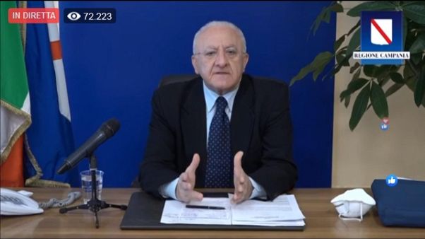 De Luca, arrivi da zone rosse?Quarantena De Luca, arrivi da zone rosse?Quarantena