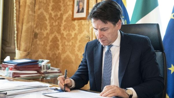 Def: Conte riunisce capi delegazione Def: Conte riunisce capi delegazione