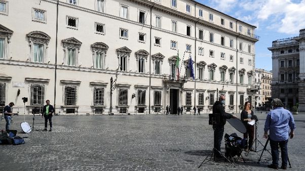 Alle 15 governo-maggioranza su dl aprile Alle 15 governo-maggioranza su dl aprile