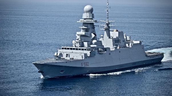 Tre positivi sulla fregata Margottini Tre positivi sulla fregata Margottini