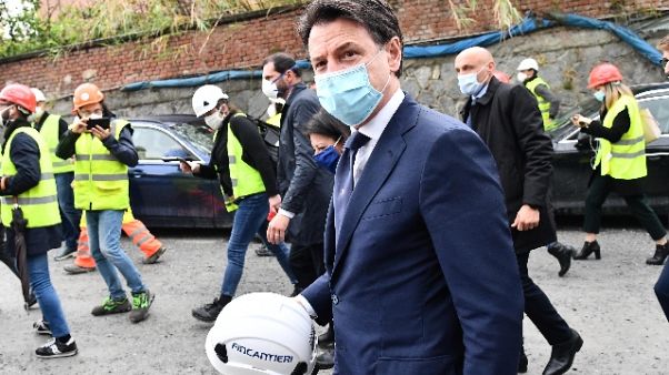 Conte, Genova modello per l'Italia Conte, Genova modello per l'Italia