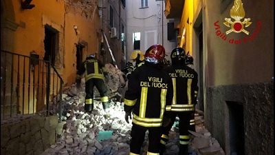 Esplosione palazzina Marino, tre ferite