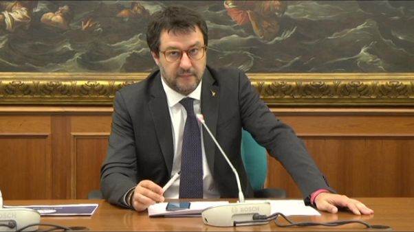 Salvini, mozione sfiducia a Bonafede Salvini, mozione sfiducia a Bonafede