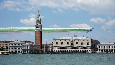 2 Giugno: Frecce Tricolori su Venezia