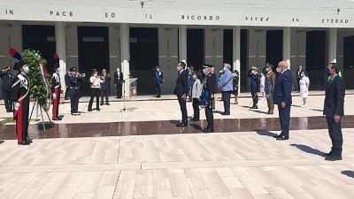 2 Giugno:ministro Boccia a Sacrario Bari 2 Giugno:ministro Boccia a Sacrario Bari