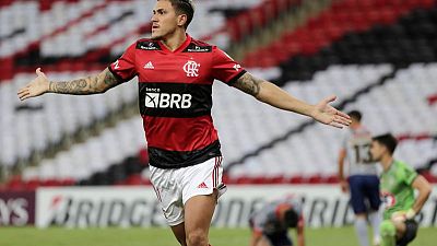 Flamengo golea a Unión La Calera en la Libertadores; ganan Palmeiras y Boca Juniors