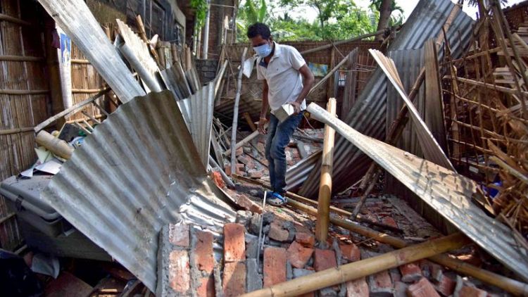 زلزال شدته 6 درجات يضرب ولاية آسام الهندية وأضرار ببعض المباني