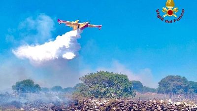Torpè, in azione anche due elicotteri regionali Torpè, in azione anche due elicotteri regionali