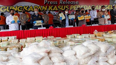 Indonesian police seize 2.5-tonne haul of crystal meth Indonesian police seize 2.5-tonne haul of crystal meth
