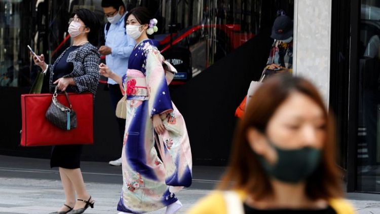طوكيو تسجل 1027 إصابة يومية بكورونا في أعلى مستوى منذ يناير