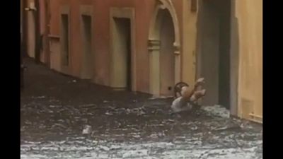 Scampato disastro a Verona, nubifragio divelto porte e finestre Scampato disastro a Verona, nubifragio divelto porte e finestre