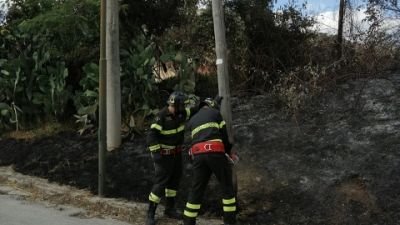 Nel Casertano intervento Vigili del fuoco in area di 150 mq