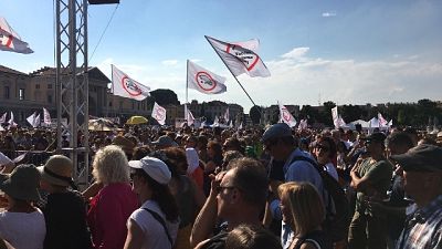 Dopo corteo di ieri a Roma. Momenti tensione con giornalisti Dopo corteo di ieri a Roma. Momenti tensione con giornalisti