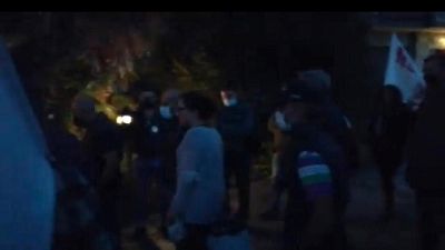 Momenti di tensione tra manifestanti e forze ordine a Bussoleno