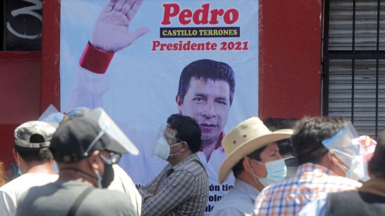 Peru presidential front-runner Castillo rushed to clinic, suspends campaigning