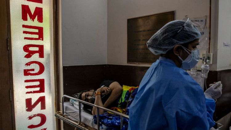 الهند تسجل زيادة قياسية يومية في إصابات كوفيد-19 بلغت 386452