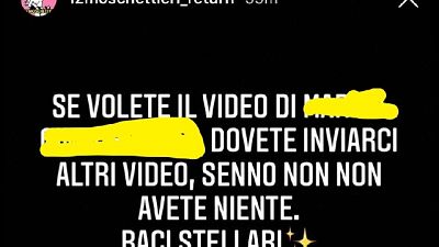 "Do ut des" per i video e identità "in chiaro". Indagini Procura "Do ut des" per i video e identità "in chiaro". Indagini Procura