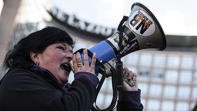 La protesta dei lavoratori dello spettacolo e degli studenti La protesta dei lavoratori dello spettacolo e degli studenti
