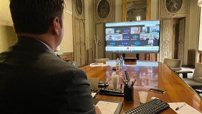 Contatti col commissario straordinario Domenico Arcuri Contatti col commissario straordinario Domenico Arcuri